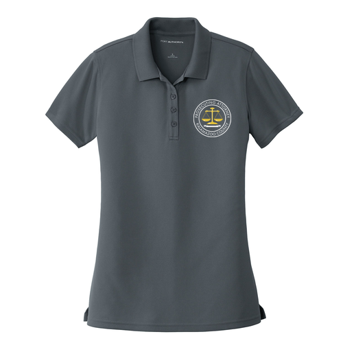 Port Authority Ladies Dry Zone UV Micro Mesh Polo -- Graphite