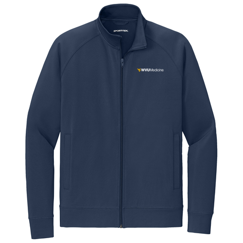 Sport-Tek Sport-Wick Stretch Full-Zip Cadet Jacket -- True Navy