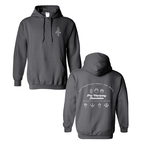 Gildan Heavy Blend Hooded Sweatshirt -- Charcoal