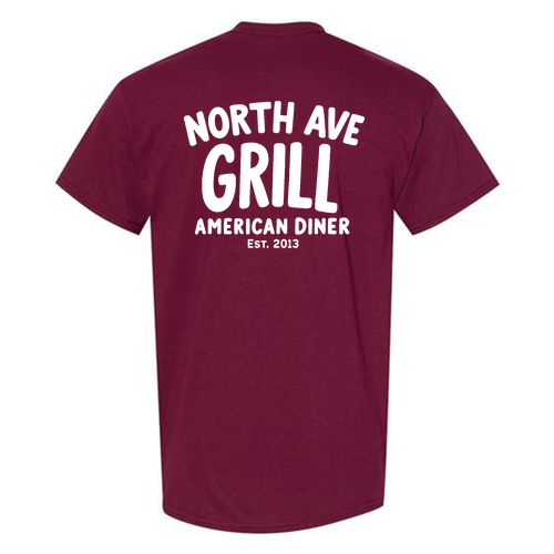 Gildan Heavy Cotton Maroon T-Shirt