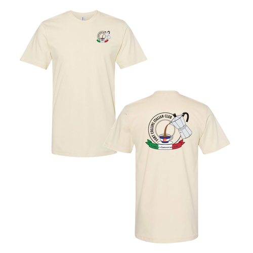 100% Cotton T-shirts -- Men’s styling -- Cream