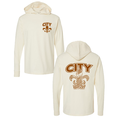 ComfortWash Unisex Jersey Hooded Sweatshirt -- Parchment