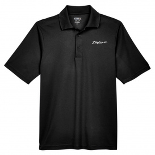 Ash City Core 365 Origin Performance Pique Polo -- Black