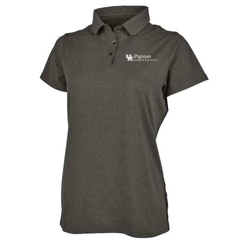 Charles River Women's Eco-Logic Stretch Polo -- Black