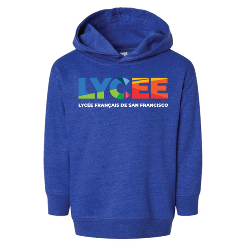 Toddler Pullover Fleece Hoodie -- Vintage Royal