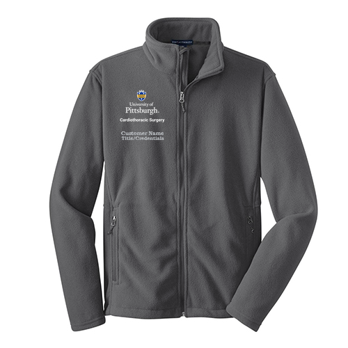 Pitt Shield Fleece Jacket -- Iron Grey