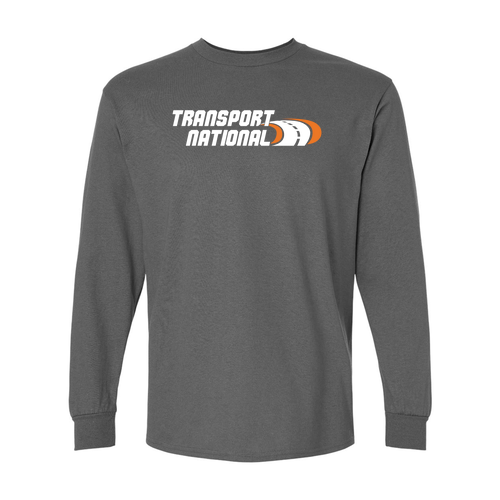 Gildan Ultra Cotton Longsleeve Basic T-Shirt -- Charcoal
