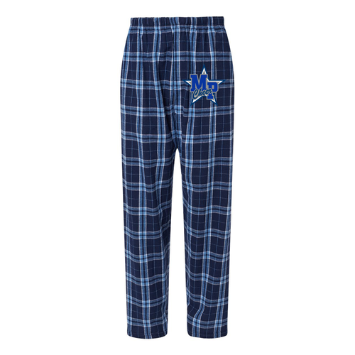 Boxercraft Men's Harley Flannel Pant With Pockets -- Navy / Columbia