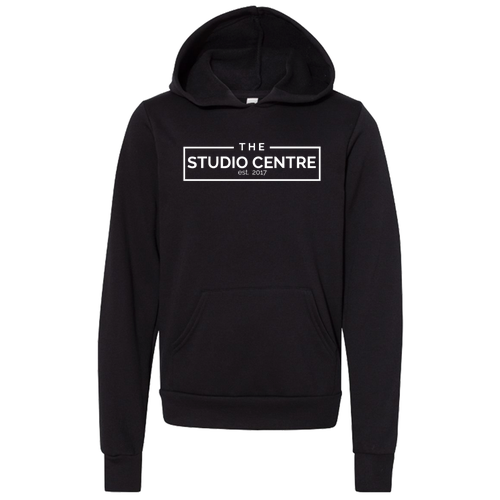 Boys Dance Too Youth Bella Canvas Sponge Fleece Hooded Sweatshirt -- Black