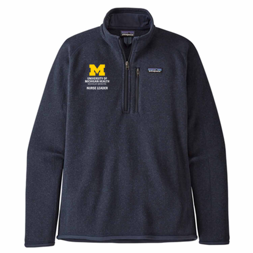 Patagonia Men's Better Sweater 1/4 Zip Fleece -- New Navy
