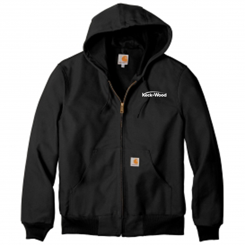 Men's/Unisex Carhartt TALL Thermal-Lined Duck Active Jac. Cttj131 -- Black