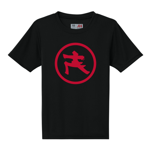 A4 Youth Cooling Performance Short Sleeve Tee -- Black