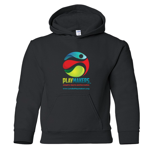 YOUTH Heavy Blend Hooded Sweatshirt -- Black