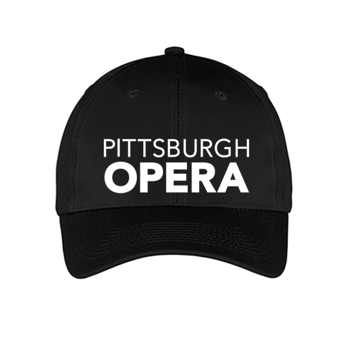 Port and Company 6-panel Twill Hat -- Black
