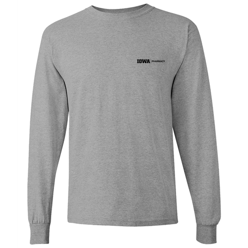 Gildan Heavy Cotton Longsleeve Basic T-Shirt -- Sport Grey