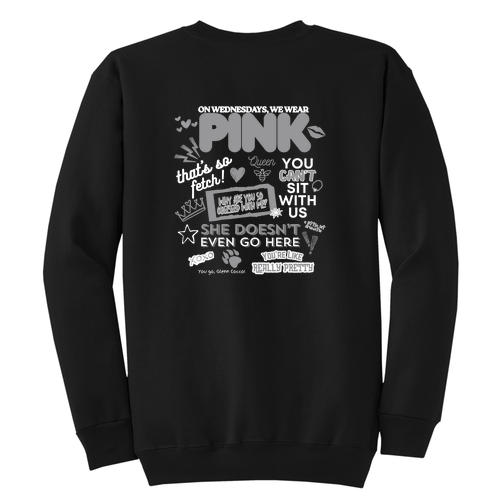 Port and Company Classic Crewneck Sweatshirt -- Jet Black