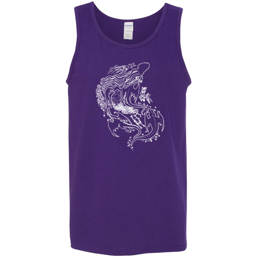 Gildan Heavy Cotton Adult Tank Top -- Purple