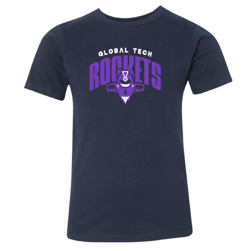 Youth Next Level Apparel Short Sleeve Crew Tee -- Midnight Navy
