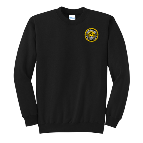 Crest Port and Company Classic Crewneck Sweatshirt -- Jet Black