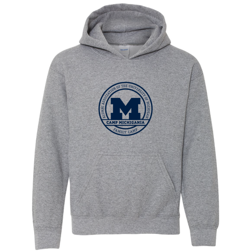 Youth Gildan Heavy Blend Hooded Sweatshirt -- Graphite Heather [HIDE]