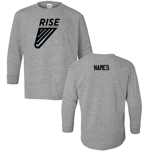 YOUTH Gildan Heavy Cotton Longsleeve -- Sport Grey