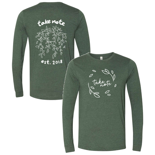 Bella+Canvas Unisex Heather Cvc Long Sleeve Tee- Heathers -- Heather Forest