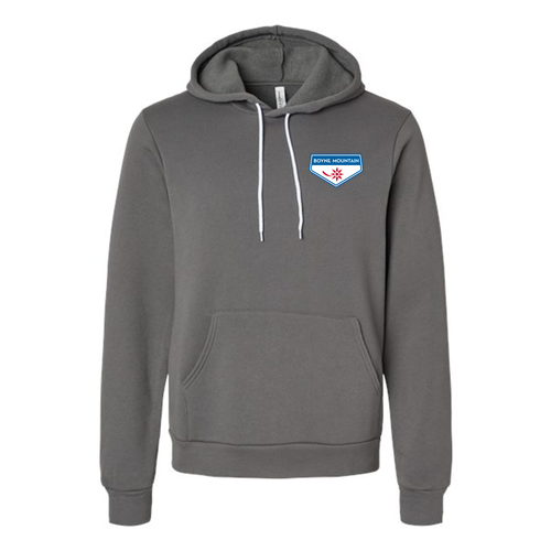 Boyne Mountain Logo 2 Full Color -- Pullover hooded Sweatshirt Asphalt