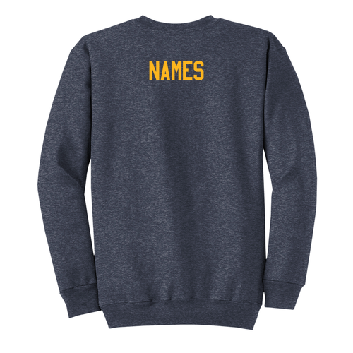 Port and Company Classic Crewneck Sweatshirt -- Heather Navy