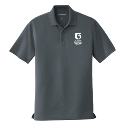 Men's Graphite Grey Performance Polo Shirt