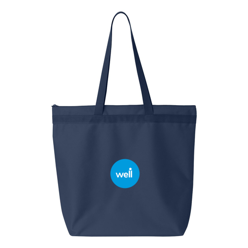 Liberty Bags Large Tote with Zipper -- Navy