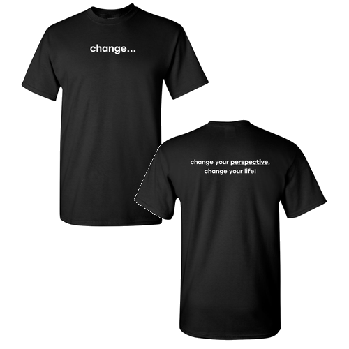 Gildan Heavy Cotton Black Perspective T-Shirt