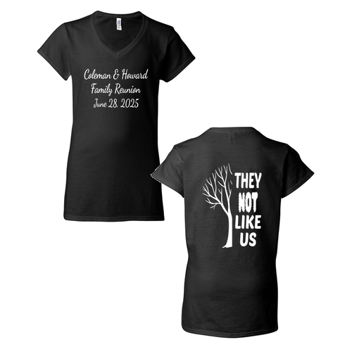 Gildan Softstyle Women's Fit V-Neck T-Shirt -- Black