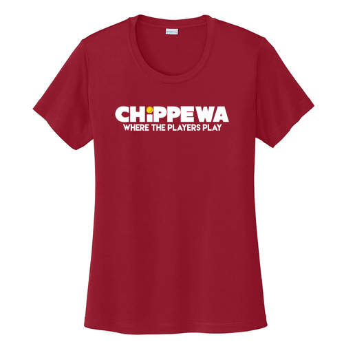 LADIES Sport Tek Wicking Competitor Tee -- Deep Red