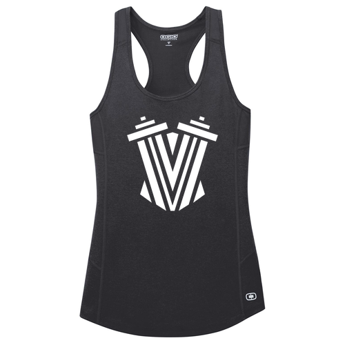 Victress  Racerback Tank -- Blacktop