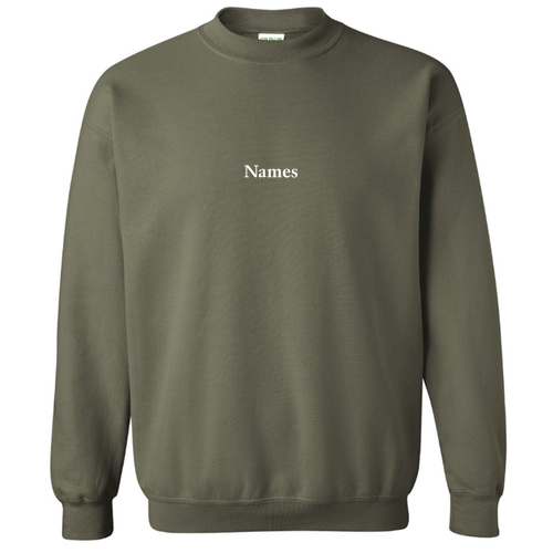 Gildan Heavy Blend Crew Neck Sweatshirt -- Military Green