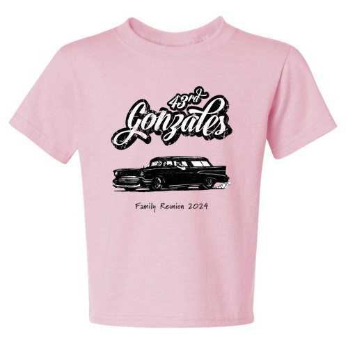 Jerzees Youth 50/50 Heavyweight T-Shirt -- Classic Pink