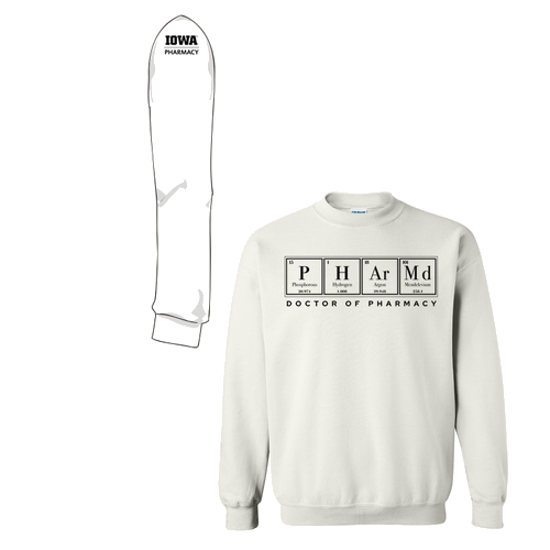 Gildan Heavy Blend Crew Neck Sweatshirt -- White