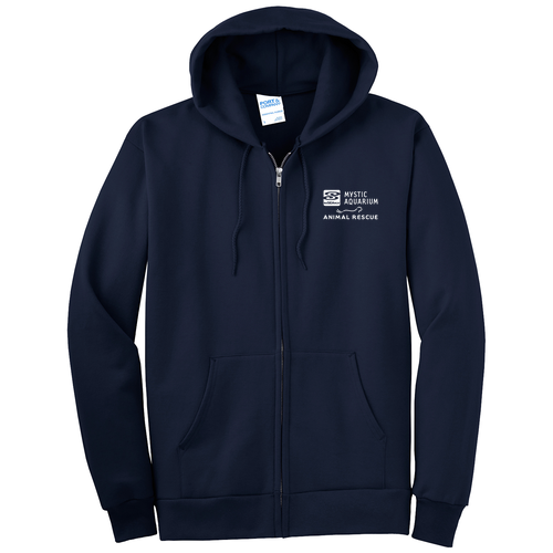 Mystic Aquarium Animal Rescue Program Full Zip Hoody (Navy)