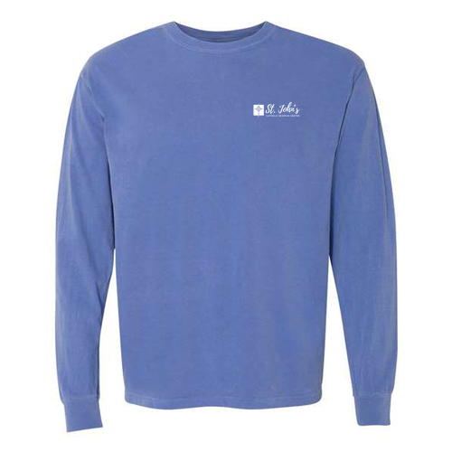 Comfort Colors Ringspun Long Sleeve Tee -- Flo Blue