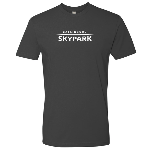 Gatlinburg Skypark Logo 1 White Ink -- Short Sleeve Heavy Metal