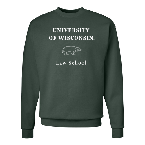 Hanes EcoSmart Crewneck Sweatshirt -- Deep Forest