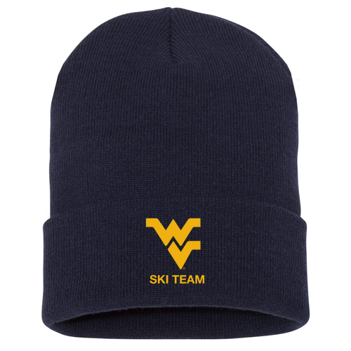 Yupoong Knit Hat with Cuff -- Navy
