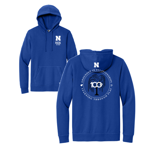 Adult 100 Years Hoodie -- Royal