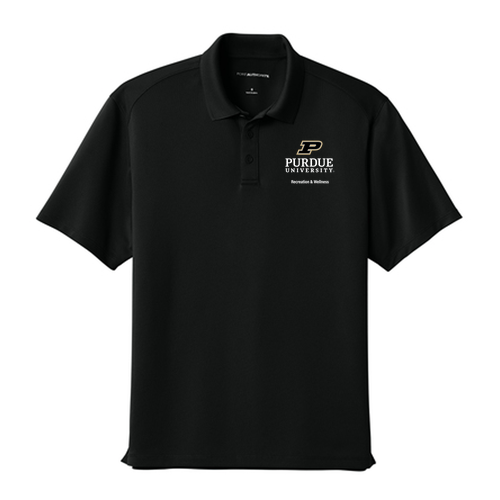 Port Authority Wearever Performance Pique Polo -- Deep Black