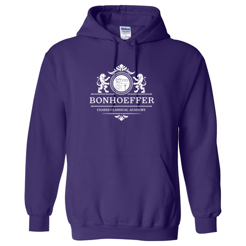 Gildan Heavy Blend Hooded Sweatshirt -- Purple