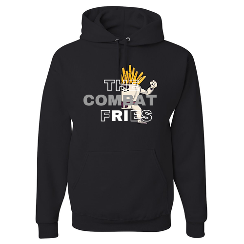 Jerzees 8 oz 50/50 Nublend Adult Hooded Sweatshirt -- Black