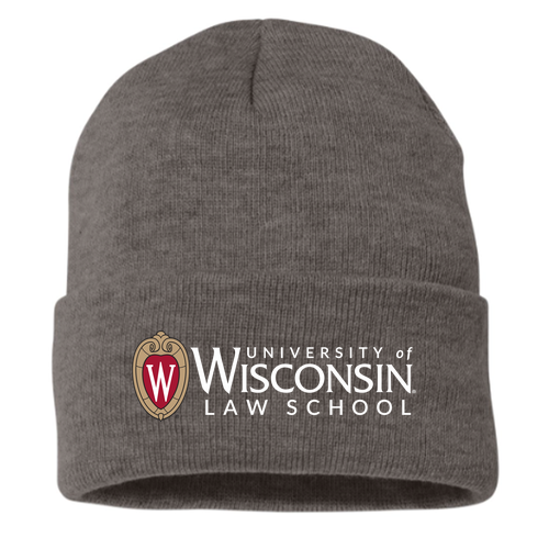 Sportsman Fleece Lined 12" Cuffed Beanie -- Heather Charcoal
