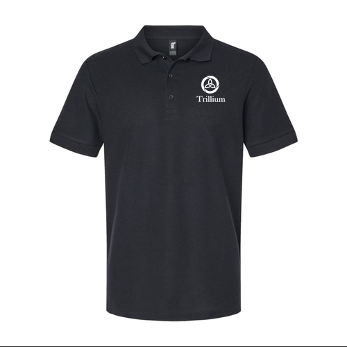 Gildan Unisex Pique Polo -- Black