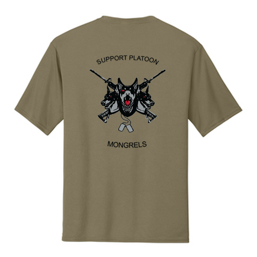 Port and Company Essential Performance Tee -- Coyote Brown