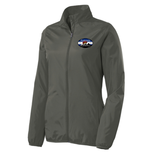 Port Authority Ladies Zephyr Full-Zip Jacket -- Grey Steel